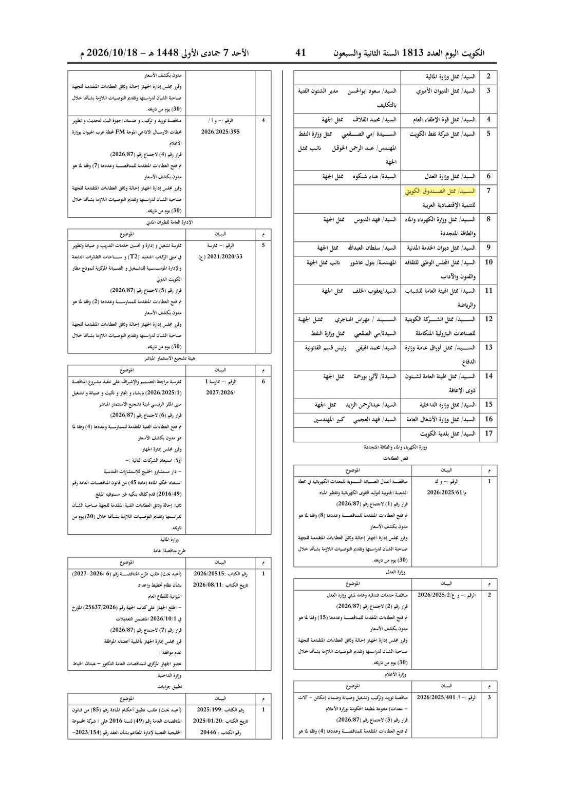Kuwait Al-Youm clipping